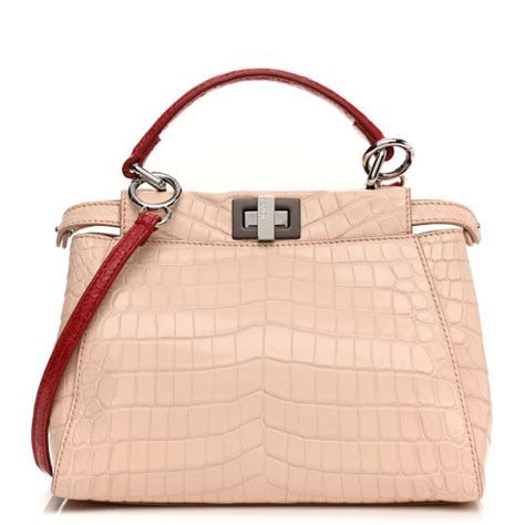 fashionphile fendi peekaboo|fendi peekaboo crocodile.